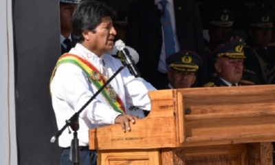 Evo Morales en Cochabamba/Foto. ABI