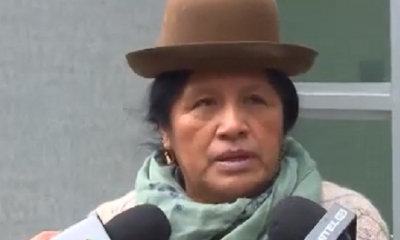 Maria Eugenia Choque, presidenta del TSE/Foto. Captura de pantalla 
