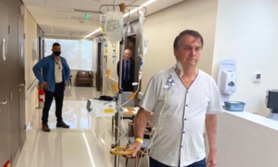 Los médicos han descartado una intervención quirúrgica a Jair Bolsonaro por su problema intestinal