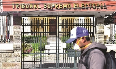 El Tribunal Supremo Electoral, en su sede de La Paz. / Foto: Archivo