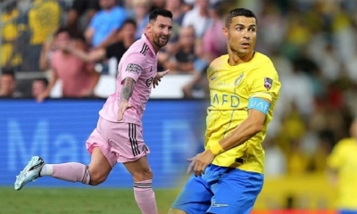 Messi y Cristiano se pelean mano a mano por el título al máximo goleador de la historia.