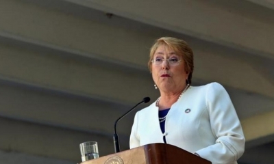 La expresidenta de Chile, Michelle Bachelet.