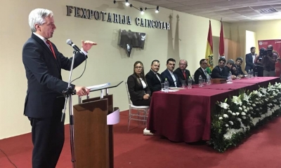 El vicepresidente recorrió todos los stand/Foto. Vicepresidencia