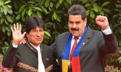 Evo Morales y Nicolás Maduro
