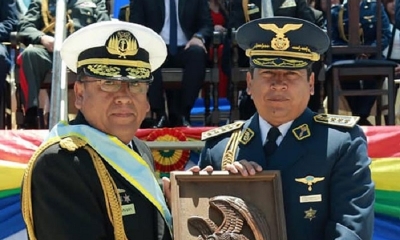 Jarjury era comandante de la Armada y Terceros, del Ejército en 2019.