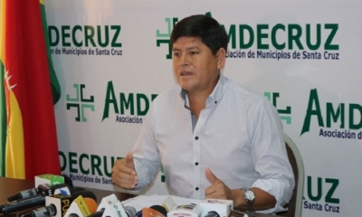 Rodolfo Vallejos, presidente de la Asociación de Municipios de Santa Cruz (Amdecruz). Foto: Internet