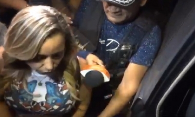 La esposa de Fernando Moreira espera su audiencia cautelar/Foto. Captura de pantalla 
