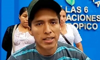 El dirigente cocalero, Andrónico Rodríguez