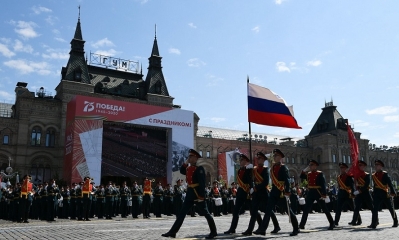 Día de la Victoria en la Plaza Roja de Moscú, Rusia, el 24 de junio de 2020.