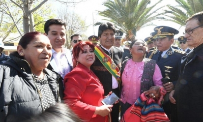 El presidente Evo Morales