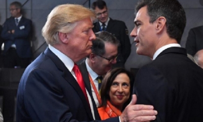 Donald Trump y Pedro Sánchez/Foto. RRSS