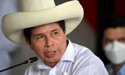 El presidente del Perú, Pedro Castillo