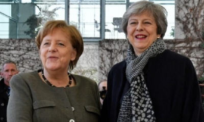 Angela Merkel  y Theresa May/Foto. RRSS