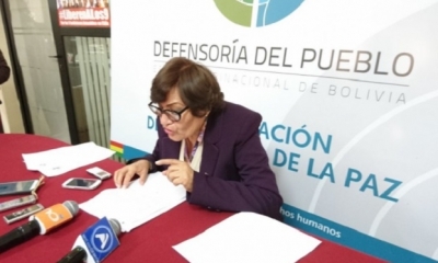 Teresa Subieta, representante de la Defensoría del Pueblo en La Paz. Foto: Internet