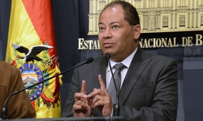 El ministro de Gobierno, Carlos Romero
