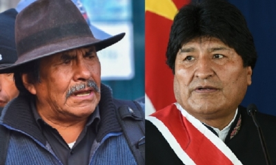 Felipe Quispe y Evo Morales/Foto. Kandire