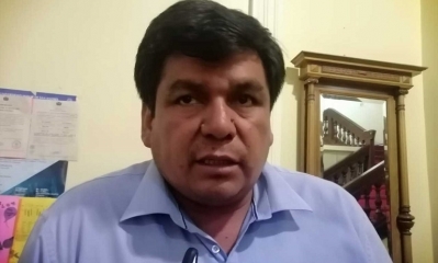 El senador Omar Aguilar
