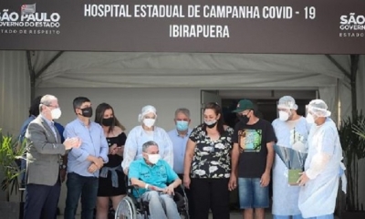 Las cifras de nuevas hospitalizaciones vienen cayendo en las últimas nueve semanas en todo el estado de Sao Paulo. | Fuente: EFE