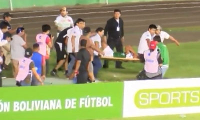 El jugador se recupera/Foto. Captura de pantalla