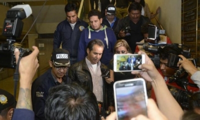 Funcionarios aprehendidos. 