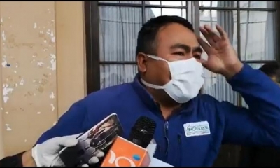 El alcalde del municipio de Incahuasi en Chuquisaca, Filomeno Cruz | Captura de pantalla