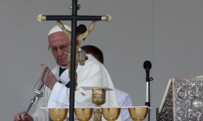 Papa Francisco en una misa durante su visita a Chile/Foto. RRSS