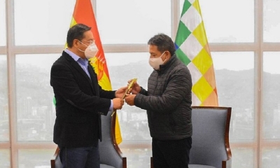 El Presidente y Vicepresidente de Bolivia 