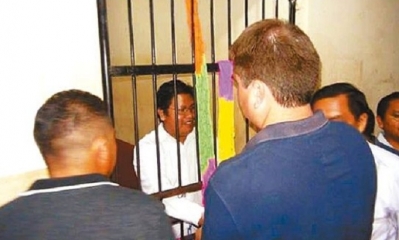 Wilson Áñez, entre rejas. Foto: El Deber
