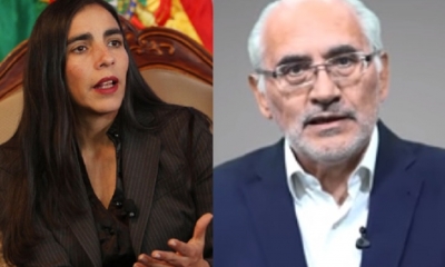 Gabriela Montaño y Carlos Mesa/Foto. Kandire