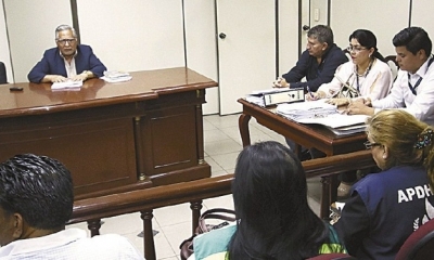 La audiencia de apelación no pudo ser instalada por la falta de un vocal