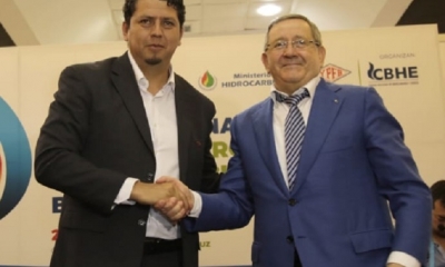 Representantes de YPFB y Sonatrach/Foto. YPFB