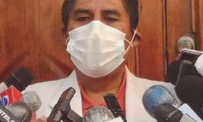 El gobernador de La Paz, Félix Patzi