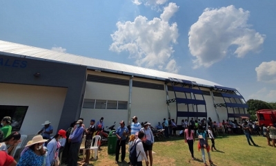 El coliseo Máximo Mamani Morales en el municipio Fernández Alonso