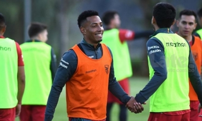 Jairo Quinteros se entrena desde el domingo con la Verde.