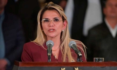  La presidenta Jeanine Añez 