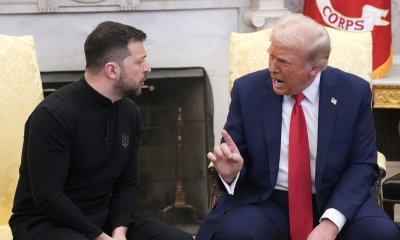 El presidente estadounidense Donald Trump y Vladímir Zelenski.