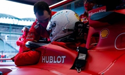 El monoplaza de Ferrari, en el pasado GP de Hungría. | EFE