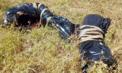 Así encontraron los cuerpos de las víctimas/Foto. RRSS