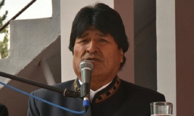 El primer mandatario asistió hoy al aniversario del Batallón de Colorados de Bolivia/ Foto: ABI