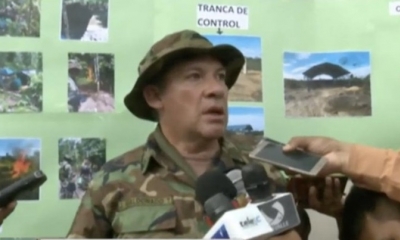 Así presentaron a los presuntos implicados en la emboscada/Foto. BTV 