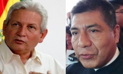 Ruben Costas Y Fernando Huanacuni. Foto. Kandire