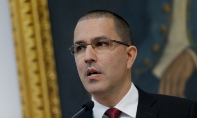 El canciller de Venezuela, Jorge Arreaza.