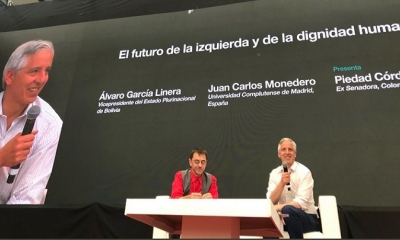 Vicepresidente boliviano Álvaro García Linera como 
