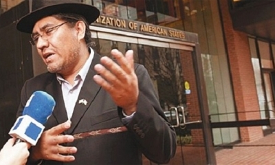 El embajador de Bolivia ante la Organización de Estados Americanos (OEA), Diego Pary