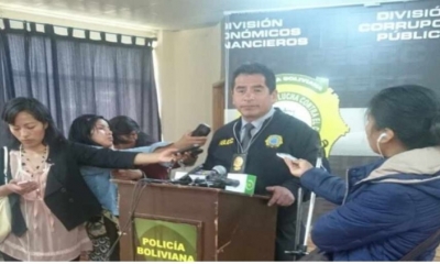 Coronel Douglas Uzquiano, subdirector de la FELCC