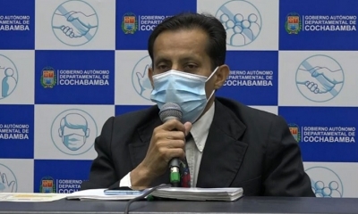 El director del Servicio Departamental de Salud (SEDES), Freddy Medrano.