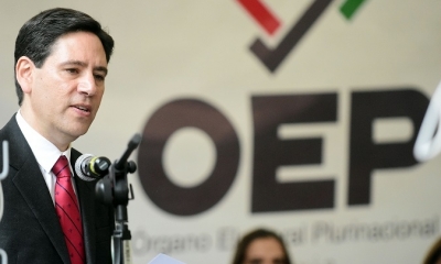 El presidente del Tribunal Supremo Electoral (TSE), Salvador Romero