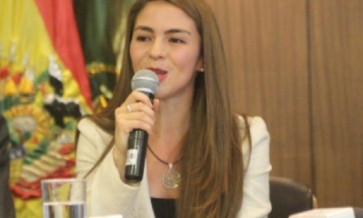 Ministra Mariana Prado/Foto.ABI