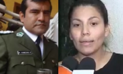 Raúl Cabezas y la mujer agredida/Foto. Kandire