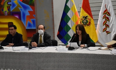 El ministro de Salud, Marcelo Navajas. 